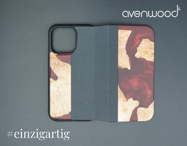 iPhone 13 Pro PORTO COLLECTION FLIPCASE 6021 Rouge
